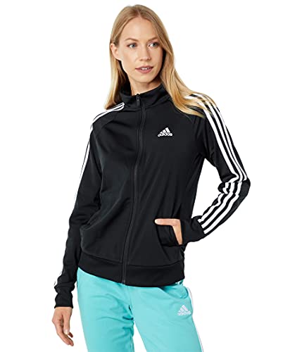 adidas Women's Essentials Warm-Up Slim 3-Stripes Track Jacket
