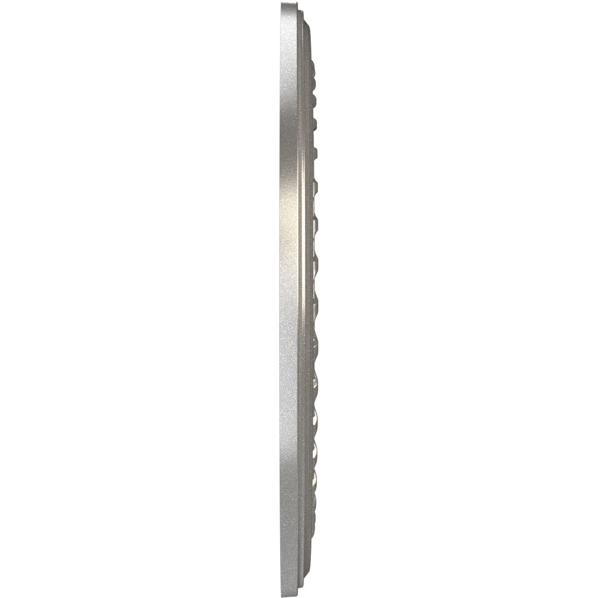 Ekena Millwork 22Od X 3 1/2Id X 1P Cole Thermoformed Pvc Ceiling Medallion (Fits Canopies Up To 6), Aged Dark Steel