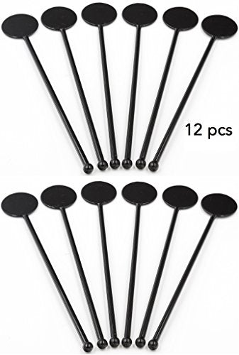 Ultimate Bar Caddy Assorted Swizzle Sticks, Disposable Flexible Straws (2 Sizes) – Ideal Bar Party Refill Kit for Organize...
