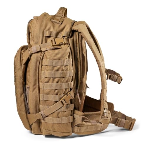 5.11 Tactical Backpack, RUSH 72 2.0 Military Survival Molle Back Pack with Laptop Compartment, Large, 55L, Style 56565ABR