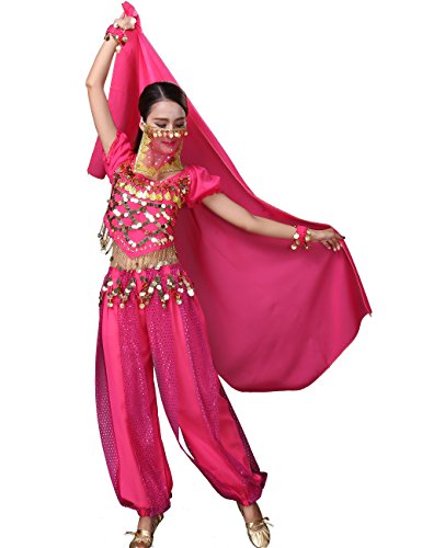 Astage Lady Belly Dancer Costume Halloweem Performance Wear All Sets