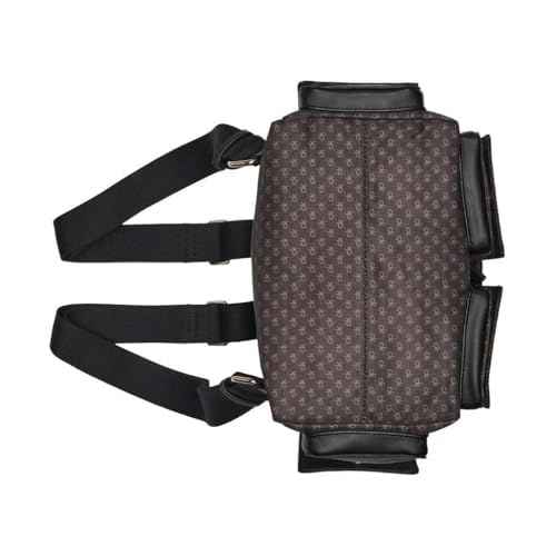Calvin Klein Elora Organizational Backpack, Brown/Khaki/Black, One Size