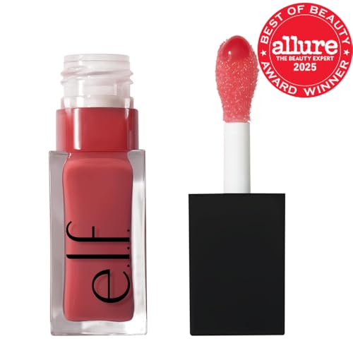 e.l.f. Glow Reviver Lip Oil, Nourishing Tinted Lip Oil For A High-shine Finish, Infused With Jojoba Oil, Vegan & Cruelty-f...