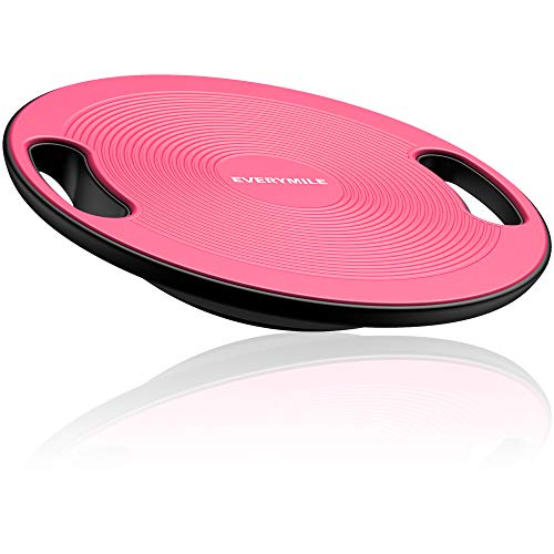 EVERYMILE Wobble Balance Board, Exercise Balance Stability Trainer Portable Balance Board with Handle for Workout Core Tra...