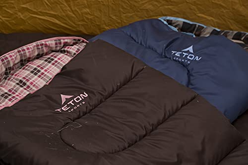 Teton Junior, 20 Degree and 0 Degree Sleeping Bags. Finally, Sleeping Bag for Boys, Girls, All Kids, Warm and Comfortable,...
