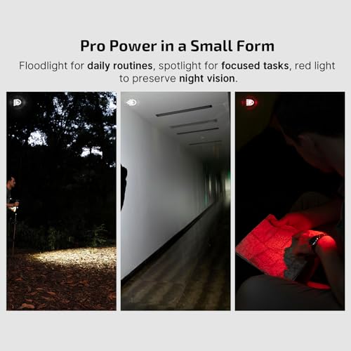 OLIGHT Oclip Pro EDC Flashlight Clip-on Light, Rechargeable 500 Lumens with Three Lighting Solutions Type-C Charging, Magn...
