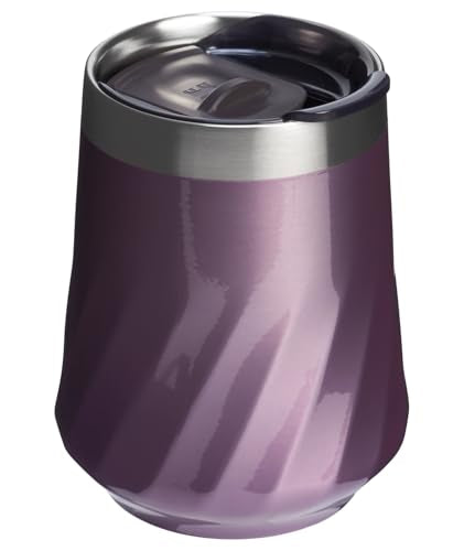 STANLEY The Reserve Textured Wine Tumbler | 11oz | Splash-Proof Lid | Cold Drinks & Cocktail Cup | Insulated Stainless Ste...