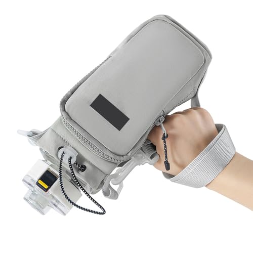 Water Bottle Holder with Strap Insulated Carrier Sling Bag with Phone Pocket Water Bottle Sleeve for Hiking