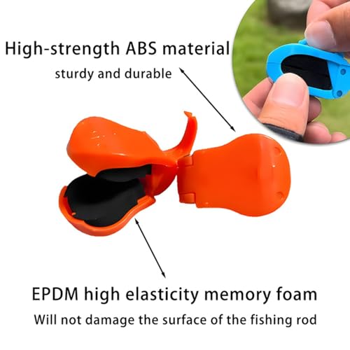 2Pcs Quick-Attach Fishing Rod Clip Tool-Free 1-Hand Holder for Freshwater Rods Storage Racks Secure Grip Tackle Organizer