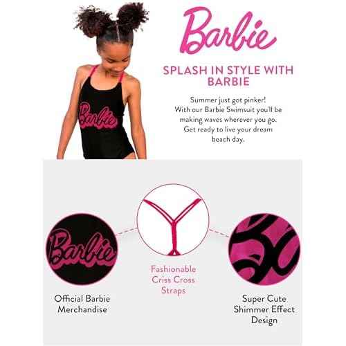 Barbie Swimsuit for Girls I Girl Bathing Suit I Official Merchandise