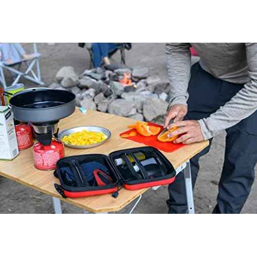 MSR Alpine Deluxe Kitchen Set , Red/Black