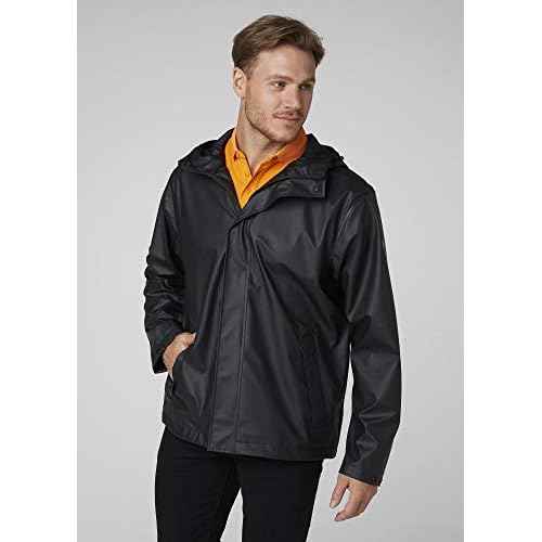 Helly-Hansen mens Moss Hooded Waterproof Windproof Raincoat Jacket