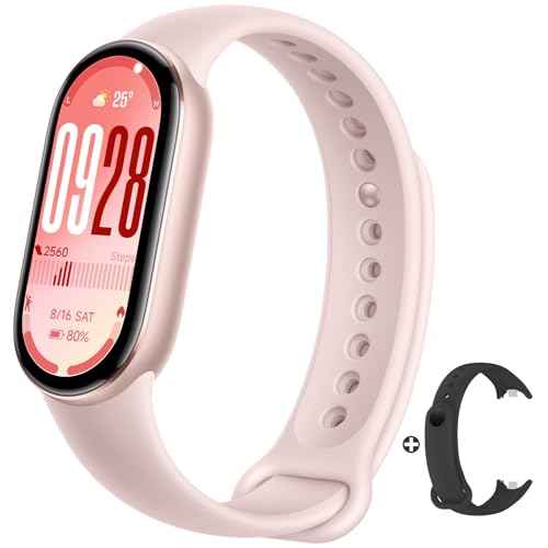 XIAOMI Mi Smart Band 10 (2025) - 1.72" AMOLED Display | 21 Days Battery Life | Touchscreen, Multi-Sport Tracker, Activity Tracker, Heart Rate Monitor | BT5.4 - Mystic Rose