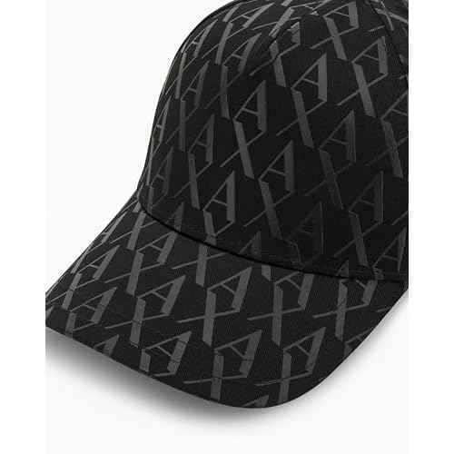 Armani Exchange Men's All Over Logo Baseball Hat
