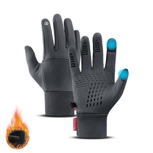 Thermal Gloves Cold Weather Touchscreen Insulated Gloves with Anti-Slip for Men Women Outdoor Running Cycling Sports