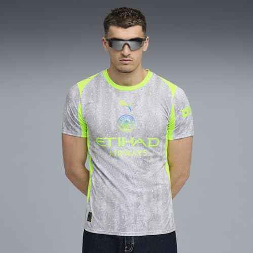 Men¡¯s Manchester City FC 2025/26 Replica Third Soccer Jersey - Pro Green