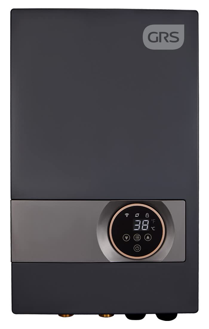 GRS Tankless Water Heater Electric 13KW 240V | Easy to Install Electric Heater with Digital Display | Whole House Water Tank for Shower, Kitchen, Bathroom, Sink, and more
