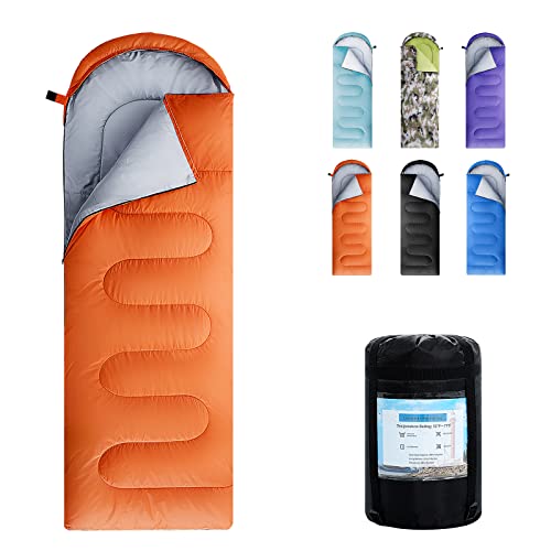 ORTHOMTEX Sleeping Bags for Adults,Kids & Girls-Warm & Cold Weather Lightweight Waterproof Sleeping Bag Backpack with Comp...