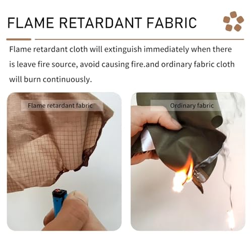Camping Hot Tent with Wood Stove Jack Winter Teepee Tent 4 Season Backpacking Tent for Survival Hunting Military Fishing