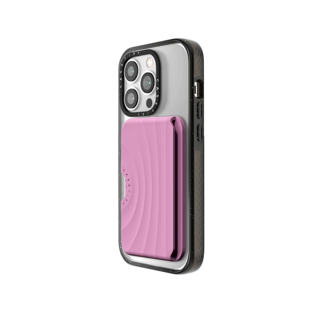Casetify Snappy Ripple Wallet [Campatible With Magsafe] - Radish