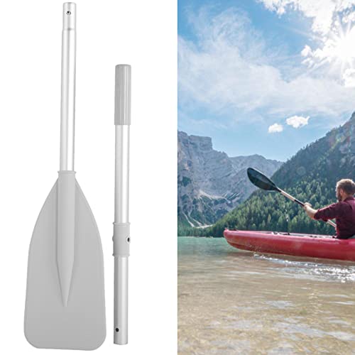 Haosie Boat Oars, 2Pcs Oars for Row Boat of Oars 51.97" Long with Oar Locks, Split Shaft Aluminum Oars Canoe Kayak for Inf...