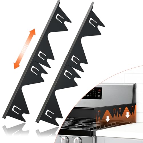 Stainless Steel Stove Gap Covers (2PCS),Stove Gap Filler,Range Trim Kit,Stove Gap Guard for Kitchen Oven Between Stovetop ...