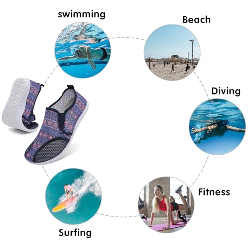 Spesoul Water Shoes for Women Men Quick-Dry Swim Shoes Barefoot Aqua Socks Breathable Beach Sandals for Pool Surf Travel C...