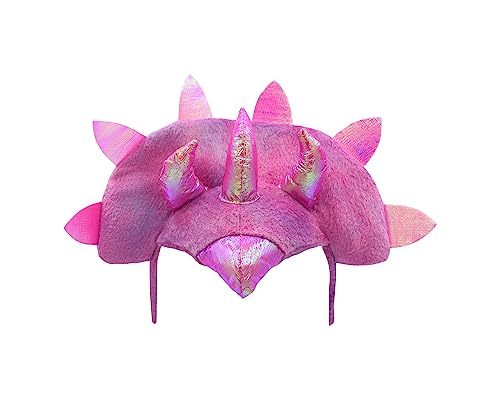 Nicky Bigs Novelties Adult Triceratops Dragon 3 Horn Dinosaur Headband Tail Costume Accessory Set