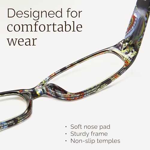Gaoye +2.75 Readers for Women, Blue Light Blocking Reading Glasses, Stylish Reading Glasses for Women in 4 Patterns