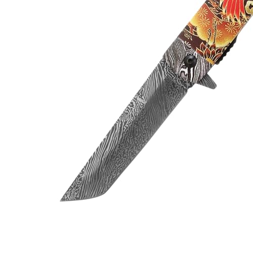 Snake Eye Tactical Every Day Carry Outdoor Survival Pocket Knife (Gold)
