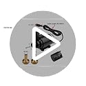 MOUNTAIN_ARK DC 12V Submersible Clear Water Pump, Adjustable Power, 210 GPH Aquarium Fountain Pumps
