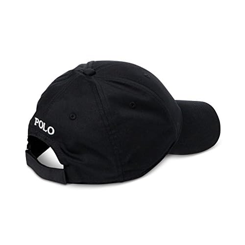 Polo Ralph Lauren Men`s Baseline Performance Cap (Black(5002)/White, One Size)