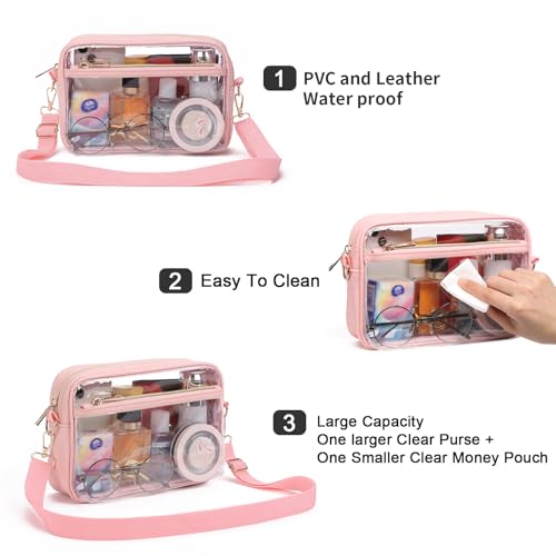 GAEKEAO Small Crossbody Bags for Women Vegan Leather Wide Strap Trendy Design Camera Bag Purse Shoulder Handbag Travel
