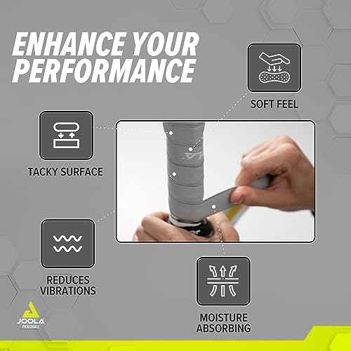 JOOLA Pickleball Paddle Replacement Grip Tape - Wrap for Pickleball Paddle - Moisture Wicking Surface & Comfort - Handle Wrap for Use with Small Grip & Overgrip
