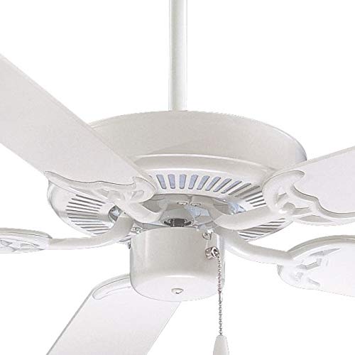 Minka-Aire F547-Wh Contractor 52 Inch Pull Chain Ceiling Fan In Whitefinish