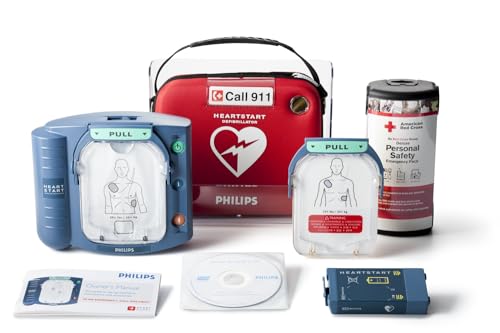 Philips HeartStart Home AED Defibrillator, Value Package M5068A-C04