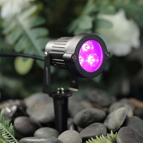Efavormart 6W Purple LED Backdrop Uplight, Outdoor Waterproof Landscape Spotlight
