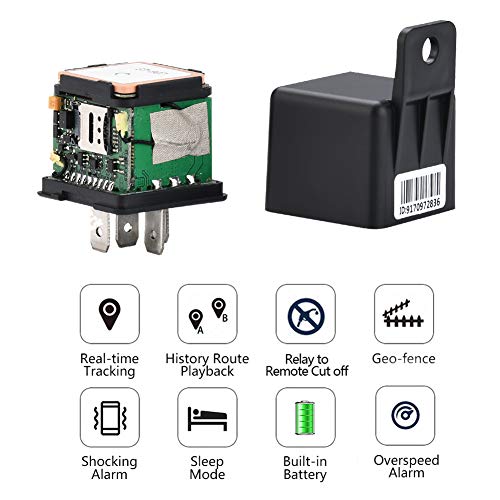 SinoTrack 4G GPS Tracker for Vehicles,Vehicle Device Locator Car Relay Tracker Real Time ST-907L Hidden Location Device wi...