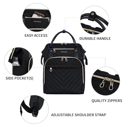 KROSER Laptop Backpack 17" Stylish Backpack Water Repellent College Casual Daypack with USB Port Travel Business Work Bag ...