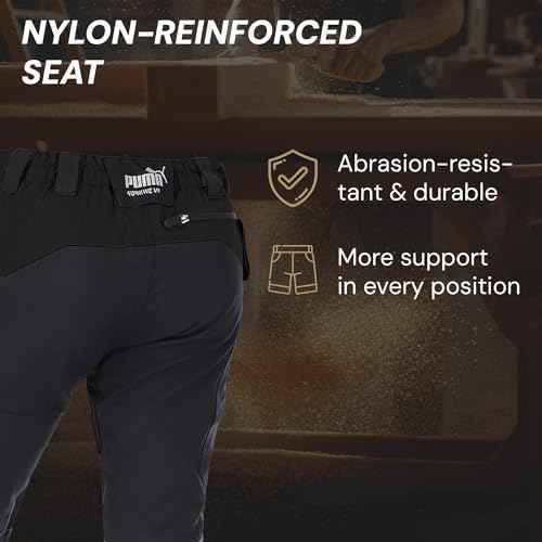 PUMA Workwear Pro-One Outdoor Hiking Pants Men - Breathable & Durable - Partially Water-Repellent - Ripstop Cargo Pants