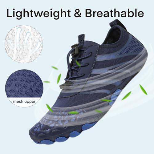 Hike Barefoot Water Shoes for Women Men, Barefoot Shoes with Wide Toe Box, Non-Slip & Quick Dry Breathable Aqua Socks for ...