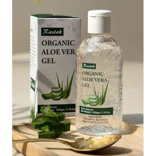 Aloe Vera Gel | 100% Pure Natural Aloe Gel For Moisturizing Face Skin & Hair Care,Durable Moisturizing Hydrating Soothing, Non-Sticky (7.7 OZ)