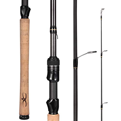 Cadence Fishing Combos with 10+1 Ideal Spinning Reel Bundle + 2PCS 6.6ft Essence Moderate Light Spinning Rod Perfect for P...