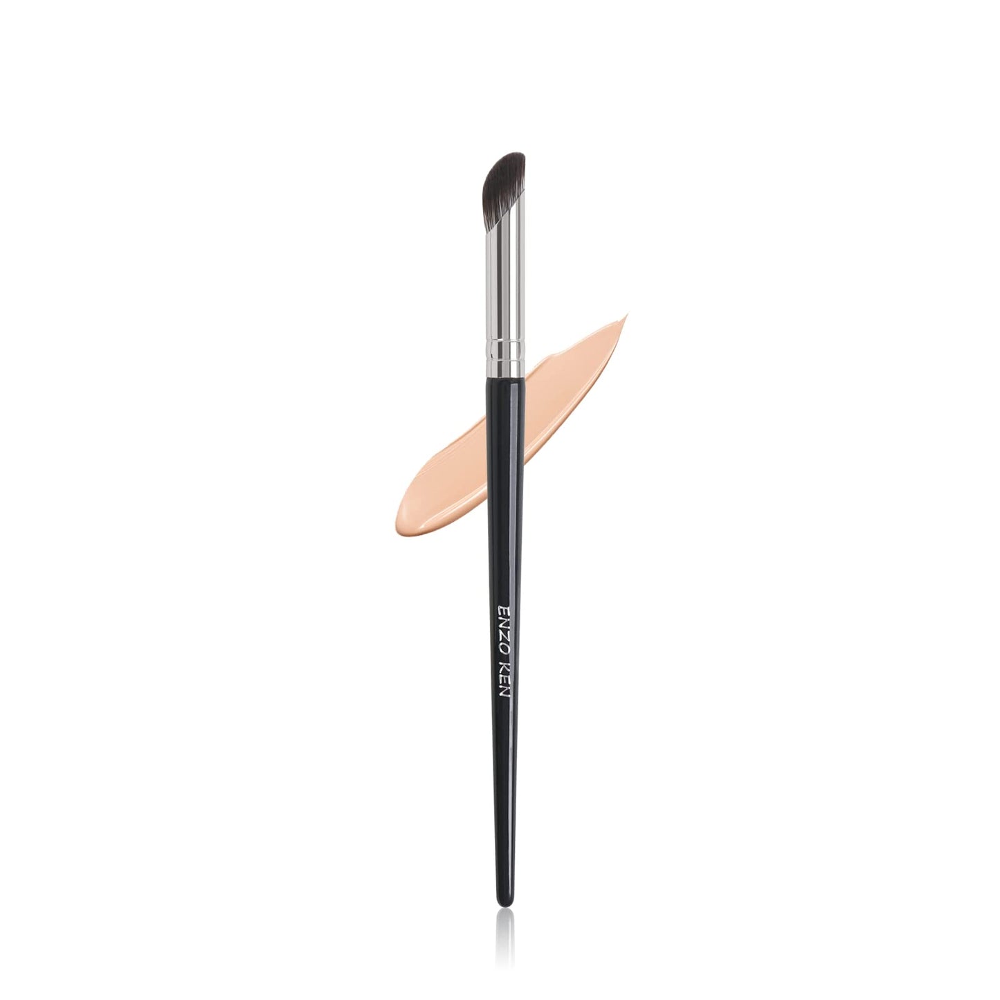 ENZO KEN Mini Angled Concealer Brush Under Eye, Concealer Brush, Small Nose Contour Brushes, Nose Brush Contour, Angle Concealer