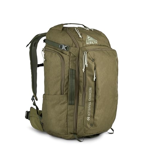 Kelty | Redwing Traveler Backpacks, Travel Pack for Adventure Travel | Burnt Olive & Black