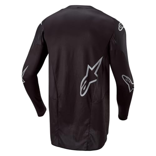 Alpinestars 3762324-10-M: Racer Graphite Jersey Black Md