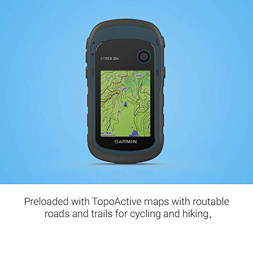 Garmin eTrex 22x, Rugged Handheld GPS Navigator (Renewed)