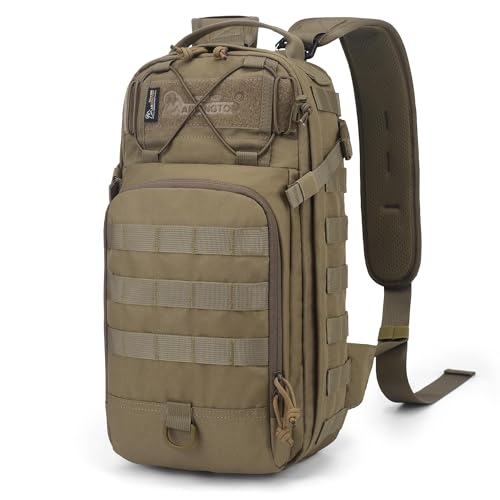 Mardingtop Small Tactical Backpack,Molle Military Rucksack Daypack for Backpacking Camping Hiking Traveling,18L Backpack