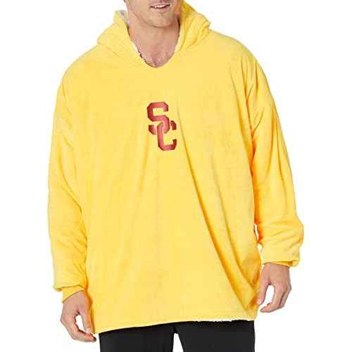 FOCO Reversible Oversized Sherpa Hoodie Sweatshirt Big Logo Hoodeez