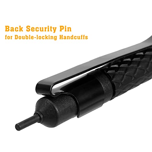 JOTOVO Oversize Tactical Police Pocket Cuff Key Universal Handcuff Key, Extend Durable Pocket Cuff Key with Black Finish F...